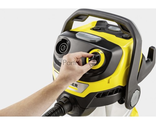 Строительный пылесос Karcher WD 5 S V-25/5/22 1100Вт (уборка: сухая/сбор воды) желтый