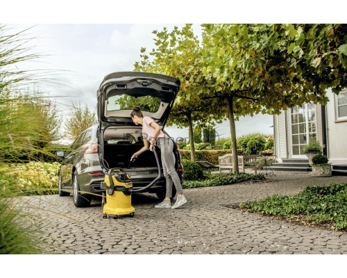 Строительный пылесос Karcher WD 5 V-25/5/22 1100Вт (уборка: сухая/сбор воды) желтый