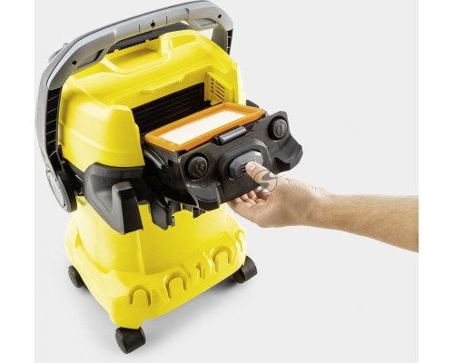 Строительный пылесос Karcher WD 5 V-25/5/22 1100Вт (уборка: сухая/сбор воды) желтый