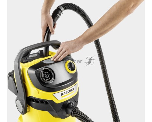 Строительный пылесос Karcher WD 5 V-25/5/22 1100Вт (уборка: сухая/сбор воды) желтый