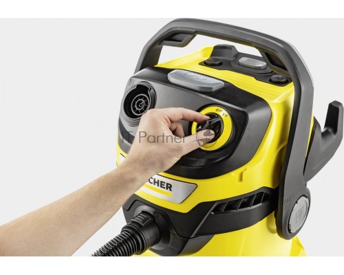 Строительный пылесос Karcher WD 5 V-25/5/22 1100Вт (уборка: сухая/сбор воды) желтый