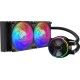 Водяное охлаждение Cooler Master MasterLiquid PL240 Flux (240W, 240mm, ARGB, fans:2x120mm/72.37CFM/32dBa/2300rpm, 2066/2011-v3/2011/1700/1200/1156/1155/1151-v2/1151-v1/1150/775/sWRX8/SP3/TR4/AM4/AM3+/AM3/AM2+/AM2/FM2+/FM2/FM1)