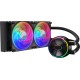 Водяное охлаждение Cooler Master MasterLiquid PL240 Flux (240W, 240mm, ARGB, fans:2x120mm/72.37CFM/32dBa/2300rpm, 2066/2011-v3/2011/1700/1200/1156/1155/1151-v2/1151-v1/1150/775/sWRX8/SP3/TR4/AM4/AM3+/AM3/AM2+/AM2/FM2+/FM2/FM1)