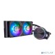 Водяное охлаждение Cooler Master MasterLiquid PL240 Flux (240W, 240mm, ARGB, fans:2x120mm/72.37CFM/32dBa/2300rpm, 2066/2011-v3/2011/1700/1200/1156/1155/1151-v2/1151-v1/1150/775/sWRX8/SP3/TR4/AM4/AM3+/AM3/AM2+/AM2/FM2+/FM2/FM1)
