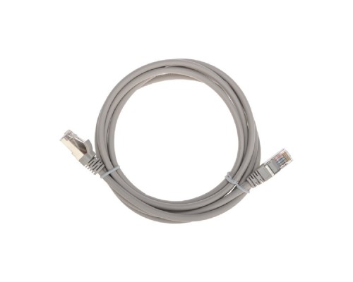 [Патч-корды (сетевые, телефонные)] Rexant (02-0110-2) Патч-корд F/UTP, CAT 5e, RJ45-RJ45, 26AWG, LSZH, серый, 2м