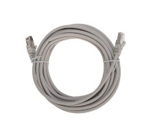 Rexant (02-0110-5) Патч-корд F/UTP, CAT 5e, RJ45-RJ45, 26AWG, LSZH, серый, 5м