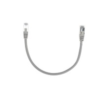 Rexant (02-0210-03) Патч-корд F/UTP, CAT 6, RJ45-RJ45, 26AWG, LSZH, серый, 0,3м