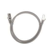 Rexant (02-0210-1) Патч-корд F/UTP, CAT 6, RJ45-RJ45, 26AWG, LSZH, серый, 1м