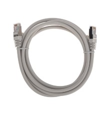 Rexant (02-0390-2) Патч-корд S/FTP, CAT 6A (10G), RJ45-RJ45, 28AWG, LSZH, серый, 2м