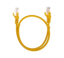 Rexant (02-0105-05) Патч-корд U/UTP, CAT 5e, RJ45-RJ45, 26AWG, LSZH, желтый, 0,5м