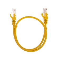 Rexant (02-0105-05) Патч-корд U/UTP, CAT 5e, RJ45-RJ45, 26AWG, LSZH, желтый, 0,5м