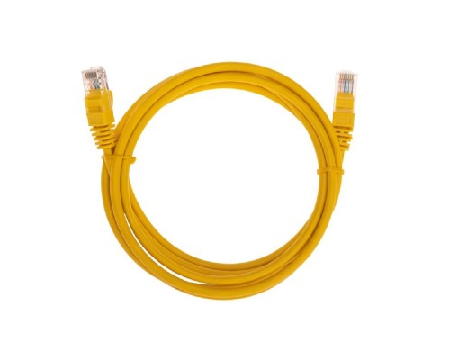 [Патч-корды (сетевые, телефонные)] Rexant (02-0105-2) Патч-корд U/UTP, CAT 5e, RJ45-RJ45, 26AWG, LSZH, желтый, 2м