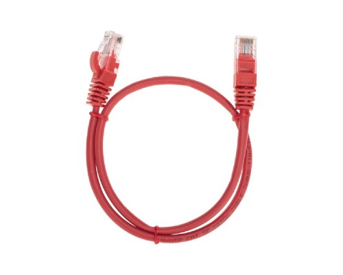[Патч-корды (сетевые, телефонные)] Rexant (02-0103-05) Патч-корд U/UTP, CAT 5e, RJ45-RJ45, 26AWG, LSZH, красный, 0,5м