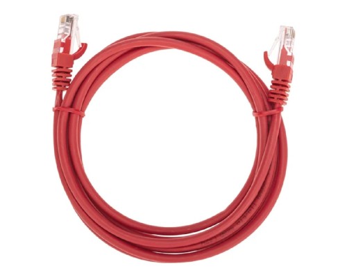 [Патч-корды (сетевые, телефонные)] Rexant (02-0103-2) Патч-корд U/UTP, CAT 5e, RJ45-RJ45, 26AWG, LSZH, красный, 2м