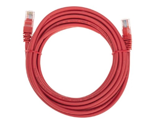[Патч-корды (сетевые, телефонные)] Rexant (02-0103-5) Патч-корд U/UTP, CAT 5e, RJ45-RJ45, 26AWG, LSZH, красный, 5м