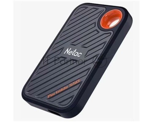 Накопитель SSD External Netac 1.0Tb ZX20 <NT01ZX20-001T-32BL> (USB3.2 Gen2 x2 Type C, up to 2000/1800MBs, 71.5x43.5x8mm, Plastic) Black
