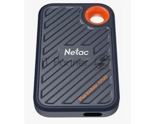 Накопитель SSD External Netac 1.0Tb ZX20 <NT01ZX20-001T-32BL> (USB3.2 Gen2 x2 Type C, up to 2000/1800MBs, 71.5x43.5x8mm, Plastic) Black