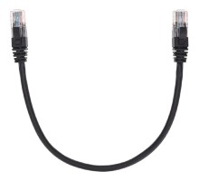 Rexant (02-0102-03) Патч-корд U/UTP, CAT 5e, RJ45-RJ45, 26AWG, LSZH, черный, 0,3м