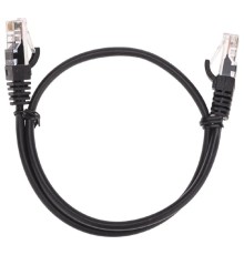 Rexant (02-0102-05) Патч-корд U/UTP, CAT 5e, RJ45-RJ45, 26AWG, LSZH, черный, 0,5м