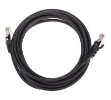 Rexant (02-0102-3) Патч-корд U/UTP, CAT 5e, RJ45-RJ45, 26AWG, LSZH, черный, 3м