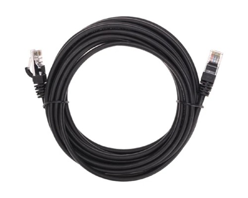 [Патч-корды (сетевые, телефонные)] Rexant (02-0102-5) Патч-корд U/UTP, CAT 5e, RJ45-RJ45, 26AWG, LSZH, черный, 5м