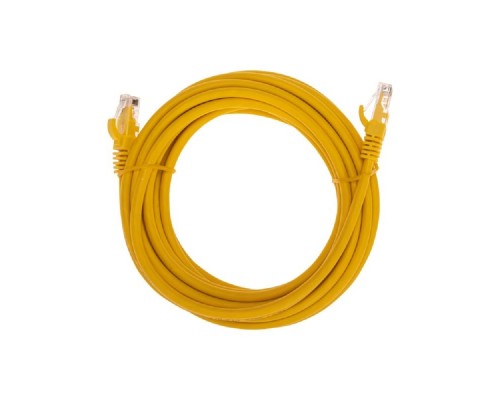 [Патч-корды (сетевые, телефонные)] Rexant (02-0295-5) Патч-корд U/UTP, CAT 6, RJ45-RJ45, 26AWG, LSZH, желтый, 5м