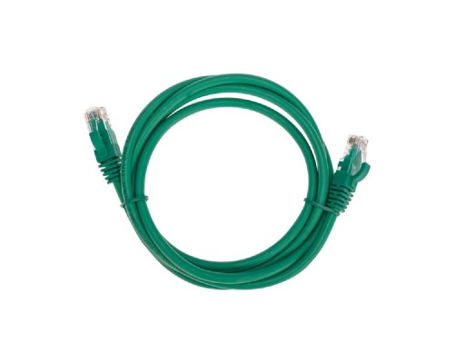 [Патч-корды (сетевые, телефонные)] Rexant (02-0296-105) Патч-корд U/UTP, CAT 6, RJ45-RJ45, 26AWG, LSZH, зеленый, 1,5м