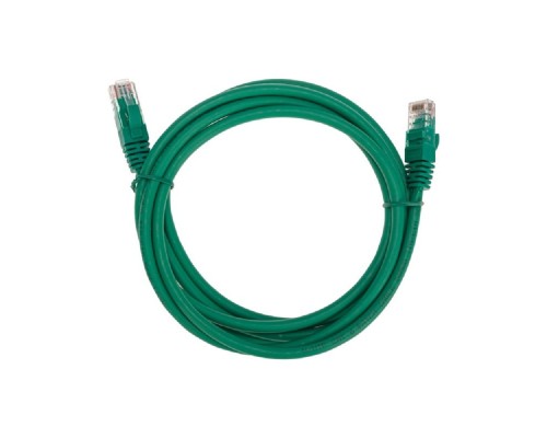 [Патч-корды (сетевые, телефонные)] Rexant (02-0296-2) Патч-корд U/UTP, CAT 6, RJ45-RJ45, 26AWG, LSZH, зеленый, 2м