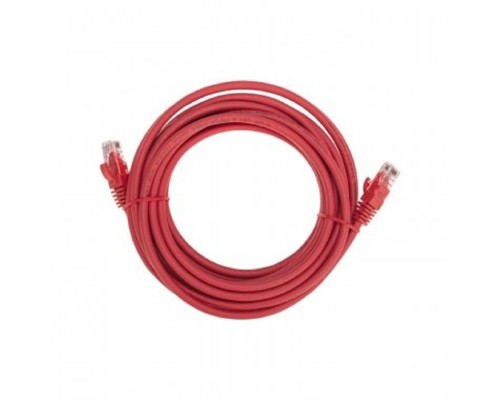 [Патч-корды (сетевые, телефонные)] Rexant (02-0293-5) Патч-корд U/UTP, CAT 6, RJ45-RJ45, 26AWG, LSZH, красный, 5м
