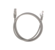 Rexant (02-0290-1) Патч-корд U/UTP, CAT 6, RJ45-RJ45, 26AWG, LSZH, серый, 1м