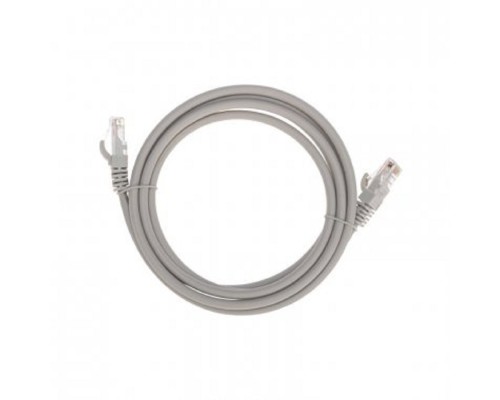 [Патч-корды (сетевые, телефонные)] Rexant (02-0290-2) Патч-корд U/UTP, CAT 6, RJ45-RJ45, 26AWG, LSZH, серый, 2м