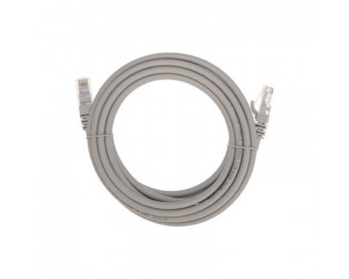 [Патч-корды (сетевые, телефонные)] Rexant (02-0290-3) Патч-корд U/UTP, CAT 6, RJ45-RJ45, 26AWG, LSZH, серый, 3м