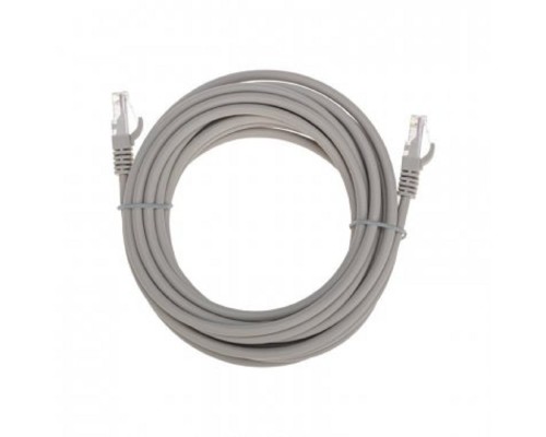[Патч-корды (сетевые, телефонные)] Rexant (02-0290-5) Патч-корд U/UTP, CAT 6, RJ45-RJ45, 26AWG, LSZH, серый, 5м