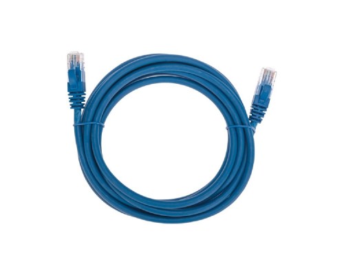 [Патч-корды (сетевые, телефонные)] Rexant (02-0294-3) Патч-корд U/UTP, CAT 6, RJ45-RJ45, 26AWG, LSZH, синий, 3м