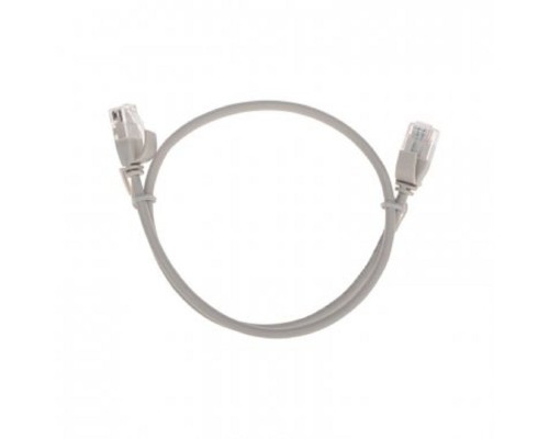 [Патч-корды (сетевые, телефонные)] Rexant (02-0380-05) Патч-корд U/UTP, CAT 6A (10G), RJ45-RJ45, 28AWG, LSZH, серый, 0,5м