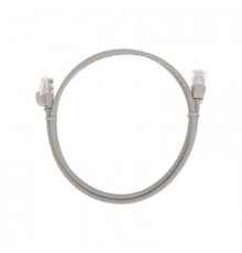 Rexant (02-0380-1) Патч-корд U/UTP, CAT 6A (10G), RJ45-RJ45, 28AWG, LSZH, серый, 1м