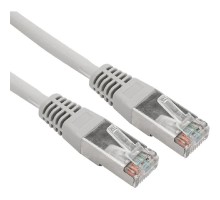 Rexant (18-8004-1) Шнур коммутационный, патч-корд F/UTP RJ45-RJ45, CAT 5e, LSZH серый, 1,5м
