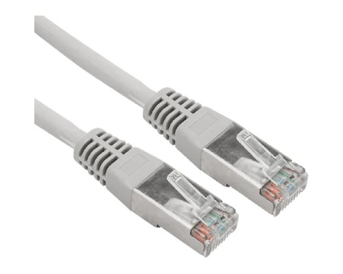 [Патч-корды (сетевые, телефонные)] Rexant (18-8004-1) Шнур коммутационный, патч-корд F/UTP RJ45-RJ45, CAT 5e, LSZH серый, 1,5м