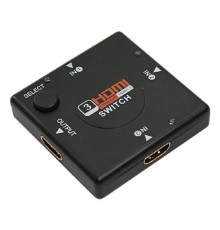 Rexant (17-6912) Переключатель гнездо HDMI на 3 гнезда HDMI, без питания, пластик