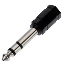 Rexant (14-0202) Переходник 6,3мм стерео штекер - 3,5мм стерео гнездо, пластик