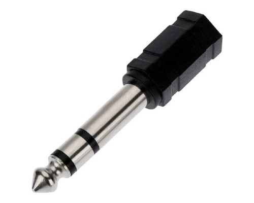 [Переходник] Rexant (14-0202) Переходник 6,3мм стерео штекер - 3,5мм стерео гнездо, пластик