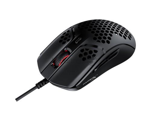 Мышь проводная HyperX Pulsefire Haste черный, 16000 dpi, USB, кнопки - 6