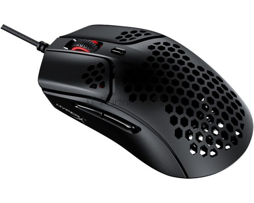 Мышь проводная HyperX Pulsefire Haste черный, 16000 dpi, USB, кнопки - 6