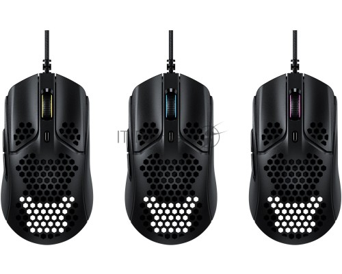 Мышь проводная HyperX Pulsefire Haste черный, 16000 dpi, USB, кнопки - 6
