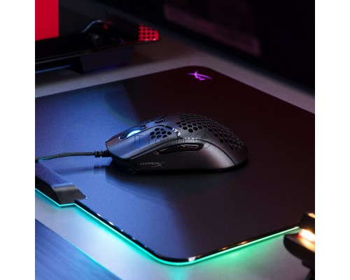Мышь проводная HyperX Pulsefire Haste черный, 16000 dpi, USB, кнопки - 6