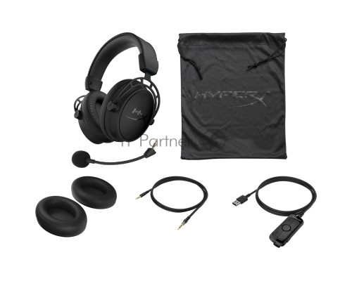 Наушники с микрофоном HyperX Cloud Alpha S Blackout черный 1м мониторные оголовье (4P5L2AA)
