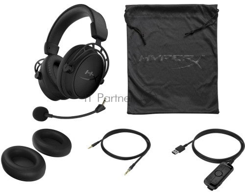 Наушники с микрофоном HyperX Cloud Alpha S Blackout черный 1м мониторные оголовье (4P5L2AA)