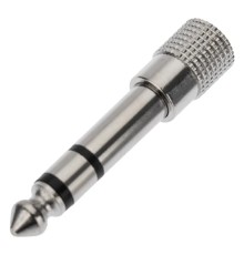 Rexant (14-0205) Переходник 6,3мм стерео штекер - 3.5мм стерео гнездо, металл