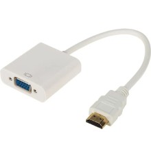 Rexant (17-6934) Переходник штекер HDMI - гнездо VGA, провод + шнур стерео 3,5мм с питанием