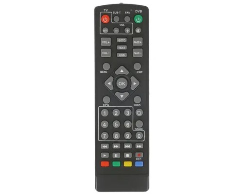 [рексант розетки] Rexant (38-0014) Пульт универсальный для приставки DVB-T2 с функцией управления телевизором